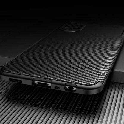 Hülle für Samsung Galaxy A13 A135, Techsuit, CarbonFiber, Schwarz
