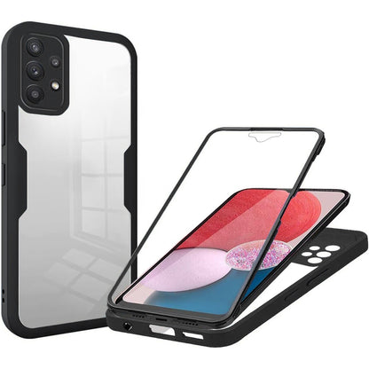Hoes voor Samsung Galaxy A13 A135, Techsuit, ColorVerse 360, Zwart