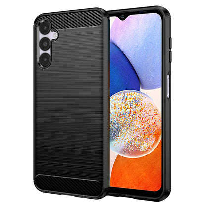 Coque pour Samsung Galaxy A14 A145 / A14 5G A146, Techsuit, Carbone, Noire