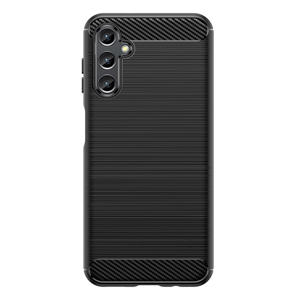 Coque pour Samsung Galaxy A14 A145 / A14 5G A146, Techsuit, Carbone, Noire