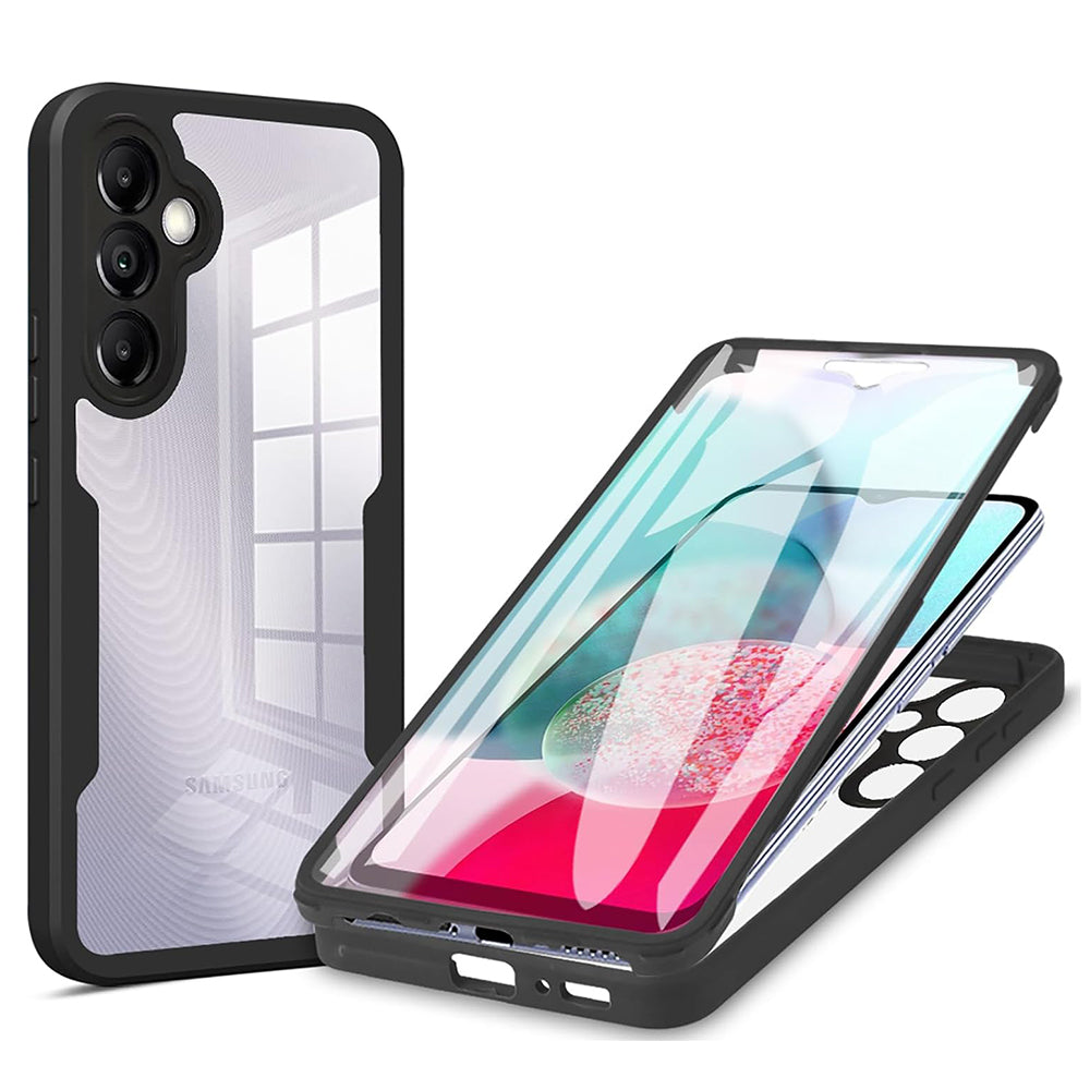 Coque pour Samsung Galaxy A14 A145 / A14 5G A146, Techsuit, ColorVerse 360, Noire