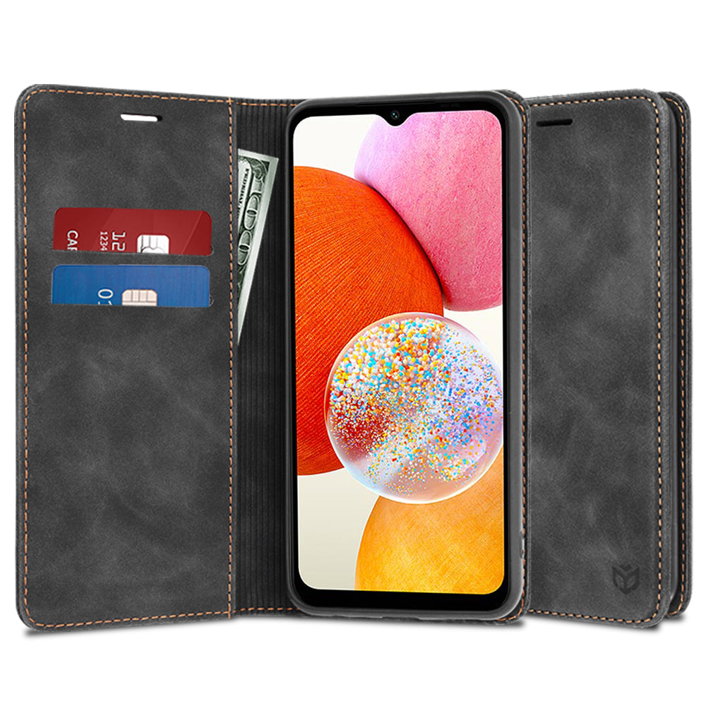Coque pour Samsung Galaxy A14 A145 / A14 5G A146, Techsuit, Confy, Noire