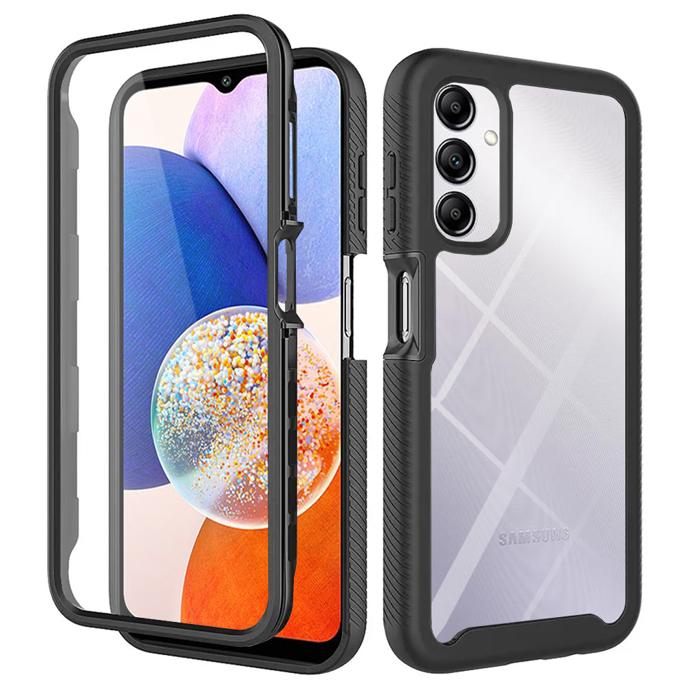 Hoes voor Samsung Galaxy A14 A145 / A14 5G A146, Techsuit, Defense360 Pro, Zwart