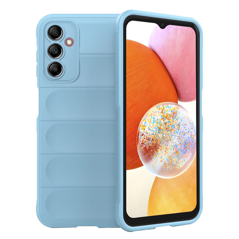 Hoes voor Samsung Galaxy A14 A145 / A14 5G A146, Techsuit, Magic Shield, Blauw