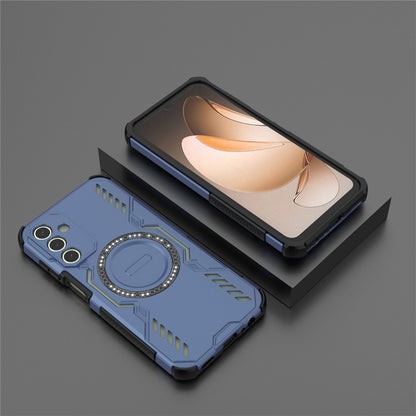 Coque MagSafe pour Samsung Galaxy A15 5G A156 / A15 A155, Techsuit, ArmorMag, Bleue