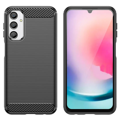 Hülle für Samsung Galaxy A15 5G A156 / A15 A155, Techsuit, Carbon, Schwarz