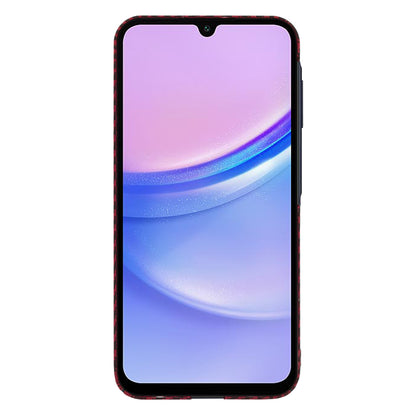 Coque pour Samsung Galaxy A15 5G A156 / A15 A155, Techsuit, Carbonite FiberShell, Rouge