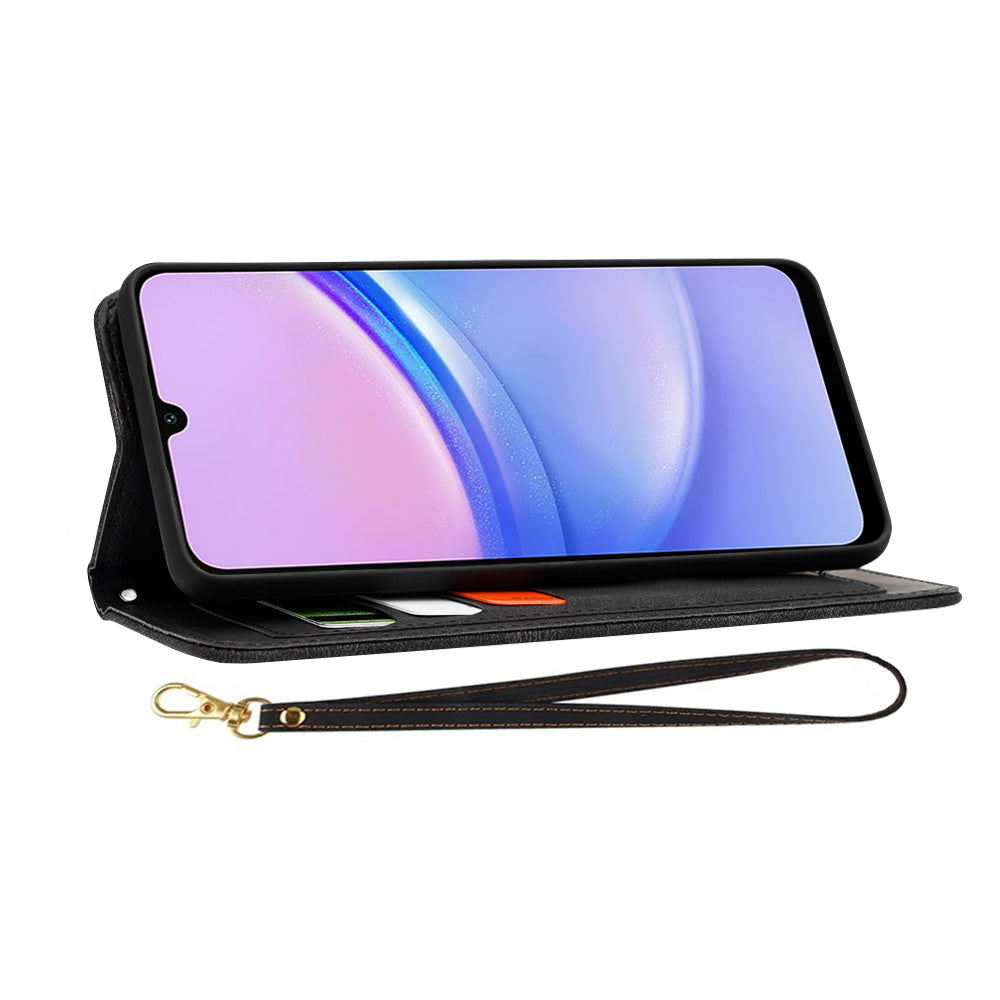 Hülle für Samsung Galaxy A15 5G A156 / A15 A155, Techsuit, FlipCraft, Schwarz