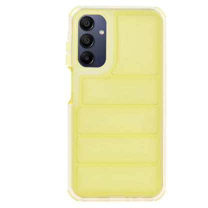 Hoes voor Samsung Galaxy A15 5G A156 / A15 A155, Techsuit, Wave Shield, Geel