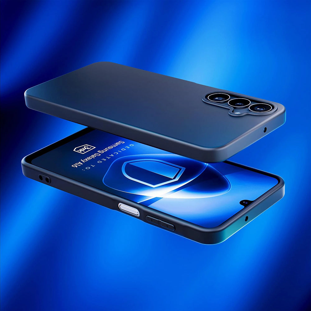 Étui pour Samsung Galaxy A16 5G A166 / A16 4G A165, 3MK, Noir Mat