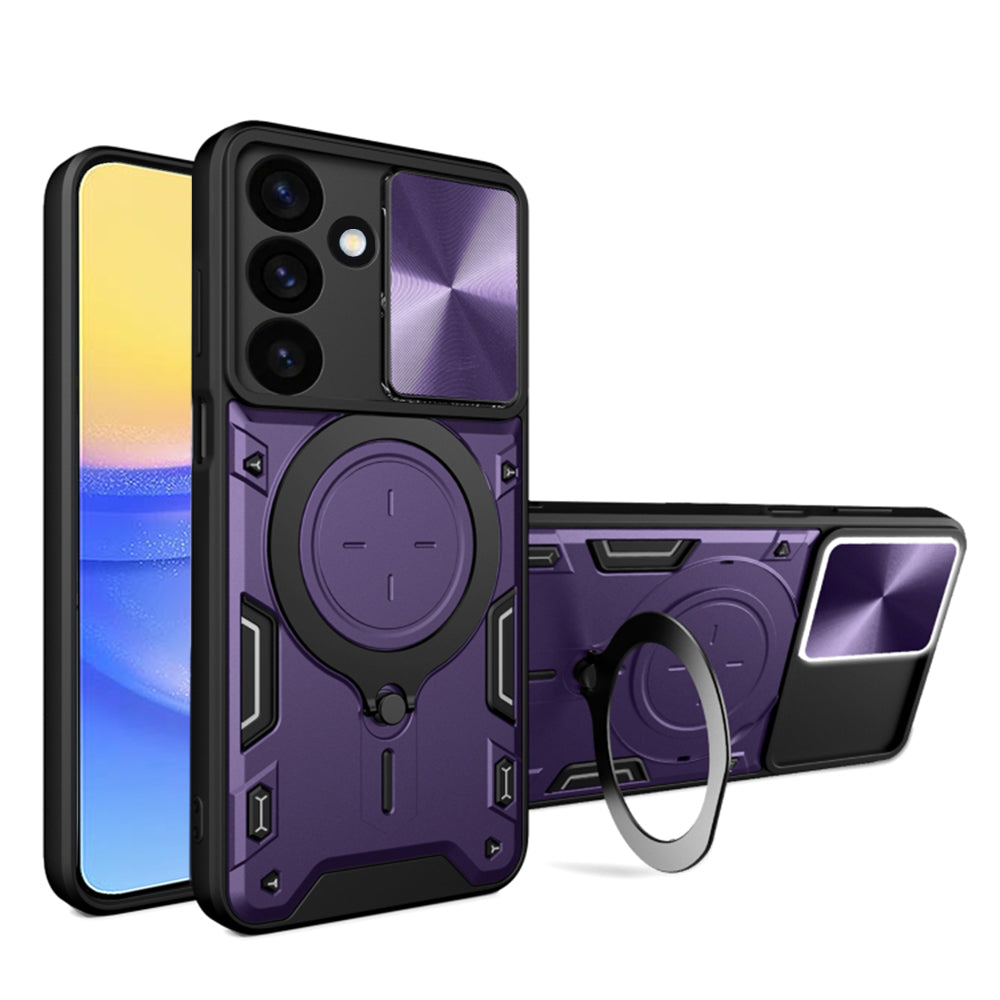 Hoes voor Samsung Galaxy A16 5G A166 / A16 4G A165, Techsuit, CamGuard Pro, Paars
