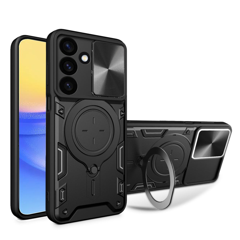 Hoes voor Samsung Galaxy A16 5G A166 / A16 4G A165, Techsuit, CamGuard Pro, Zwart