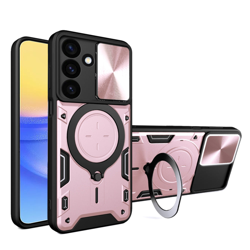 Hoes voor Samsung Galaxy A16 5G A166 / A16 4G A165, Techsuit, CamGuard Pro, Roze Goud