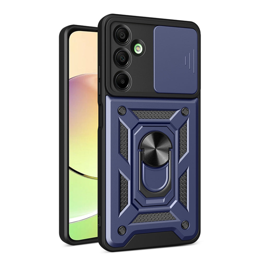 Hoes voor Samsung Galaxy A16 5G A166 / A16 4G A165, Techsuit, CamShield, Blauw