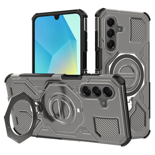 Hoes voor Samsung Galaxy A16 5G A166 / A16 4G A165, Techsuit, Carbon Shield Pro, Lichtzwart