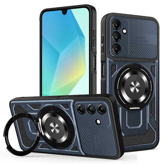 Hoes voor Samsung Galaxy A16 5G A166 / A16 4G A165, Techsuit, RuggedCam, Blauw