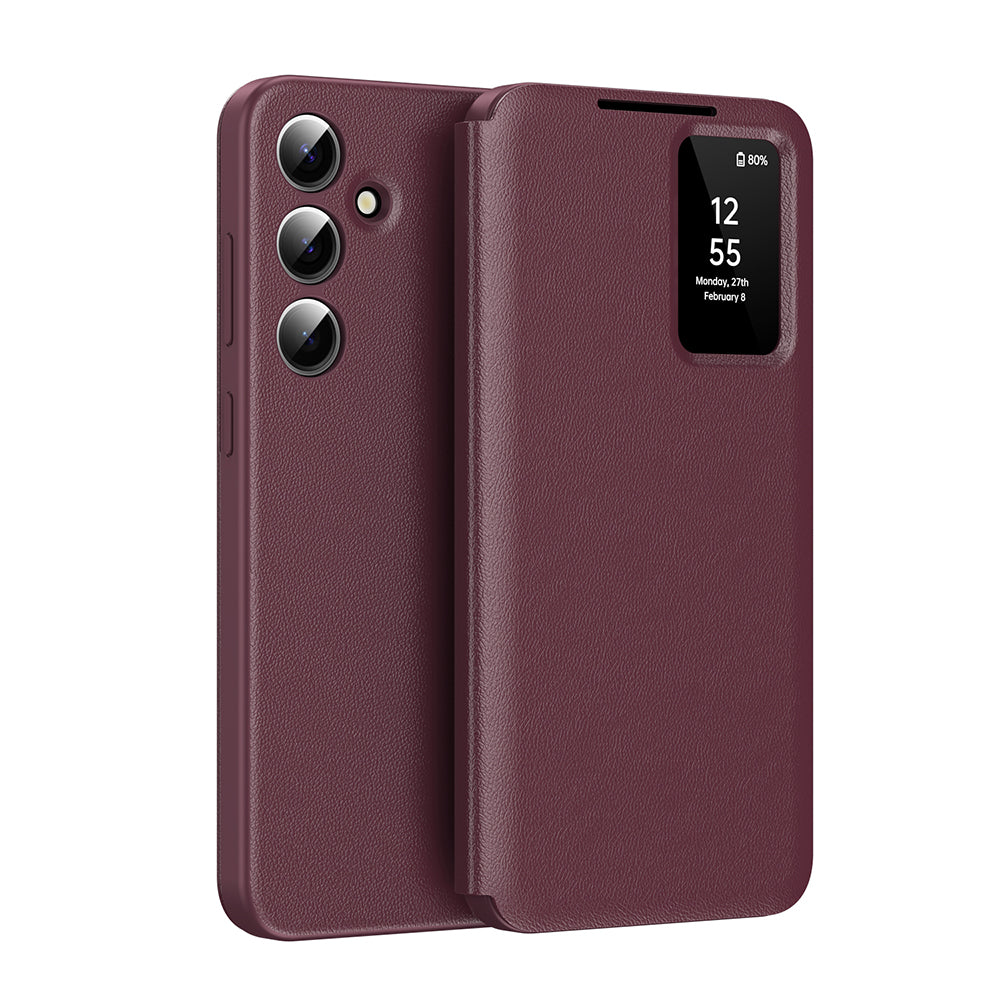 Coque pour Samsung Galaxy A16 5G A166 / A16 4G A165, Techsuit, SmartView, Rouge