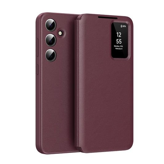 Coque pour Samsung Galaxy A16 5G A166 / A16 4G A165, Techsuit, SmartView, Rouge
