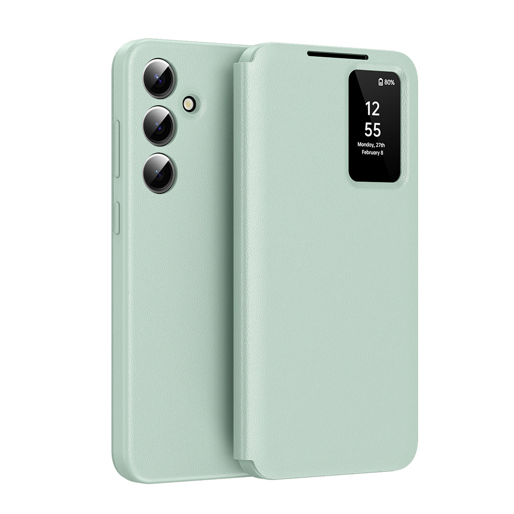 Coque pour Samsung Galaxy A16 5G A166 / A16 4G A165, Techsuit, SmartView, Vert