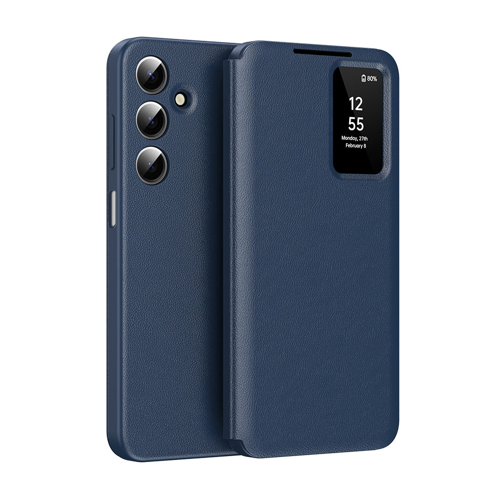 Coque pour Samsung Galaxy A17 4G / A17 5G / A26 A266, Techsuit, SmartView, Bleue