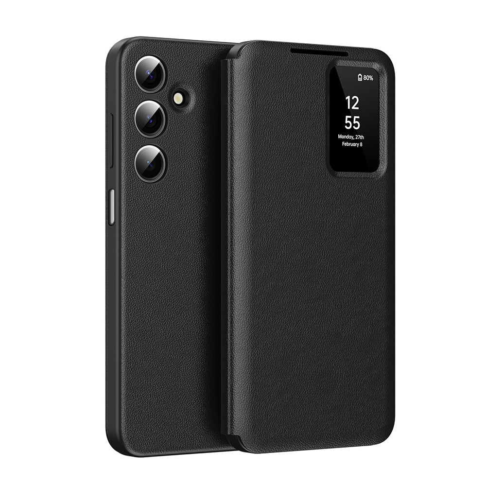 Coque pour Samsung Galaxy A17 4G / A17 5G / A26 A266, Techsuit, SmartView, Noire