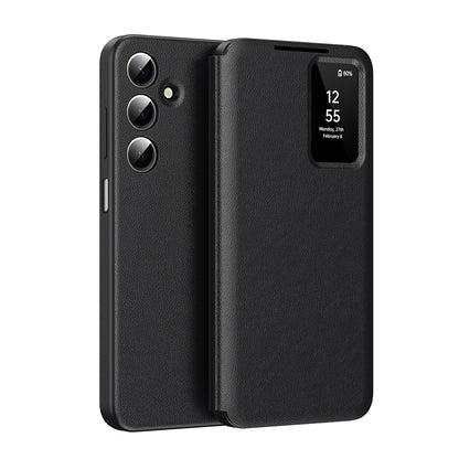 Coque pour Samsung Galaxy A17 4G / A17 5G / A26 A266, Techsuit, SmartView, Noire