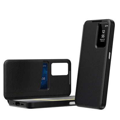 Coque pour Samsung Galaxy A17 4G / A17 5G / A26 A266, Techsuit, SmartView, Noire
