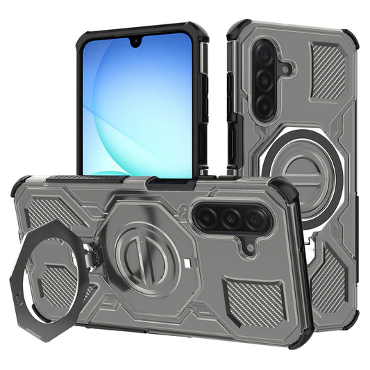 Hoes voor Samsung Galaxy A17 4G / A17 5G, Techsuit, Carbon Shield Pro, Lichtzwart