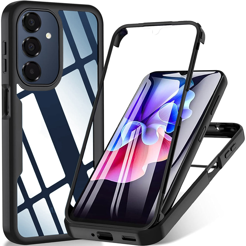 Case for Samsung Galaxy A17 5G / A16 5G A166 / A16 4G A165, Techsuit, ColorVerse 360, Black