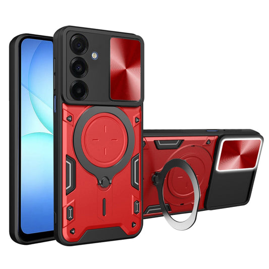 Hoes voor Samsung Galaxy A17 5G, Techsuit, CamGuard Pro, Rood