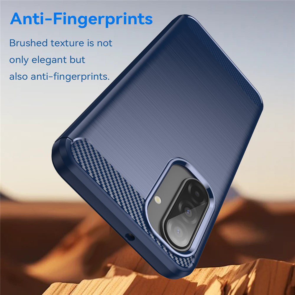 Hoes voor Samsung Galaxy A17 5G, Techsuit, Carbon, Blauw