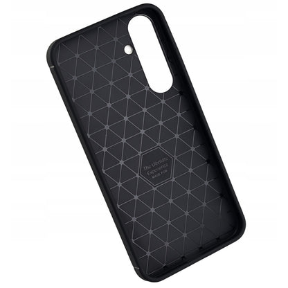 Hülle für Samsung Galaxy A17 5G, Techsuit, CarbonFiber, Schwarz
