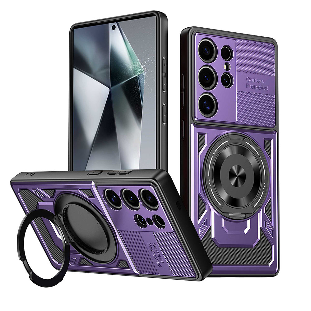 Coque pour Samsung Galaxy A17 5G, Techsuit, RuggedCam, Violet