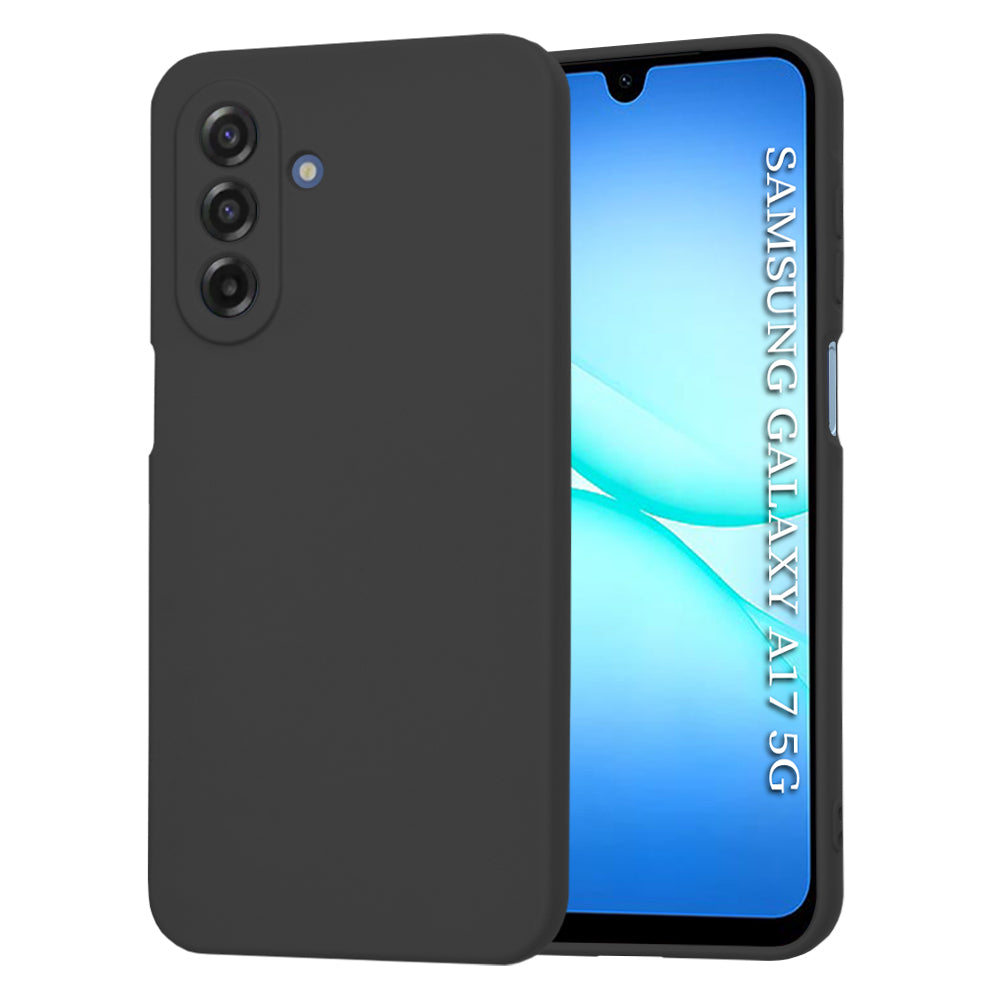 Hülle für Samsung Galaxy A17 5G, Techsuit, SoftFlex, Schwarz