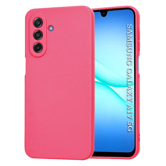 Hoesje voor Samsung Galaxy A17 5G, Techsuit, SoftFlex, Donkerroze