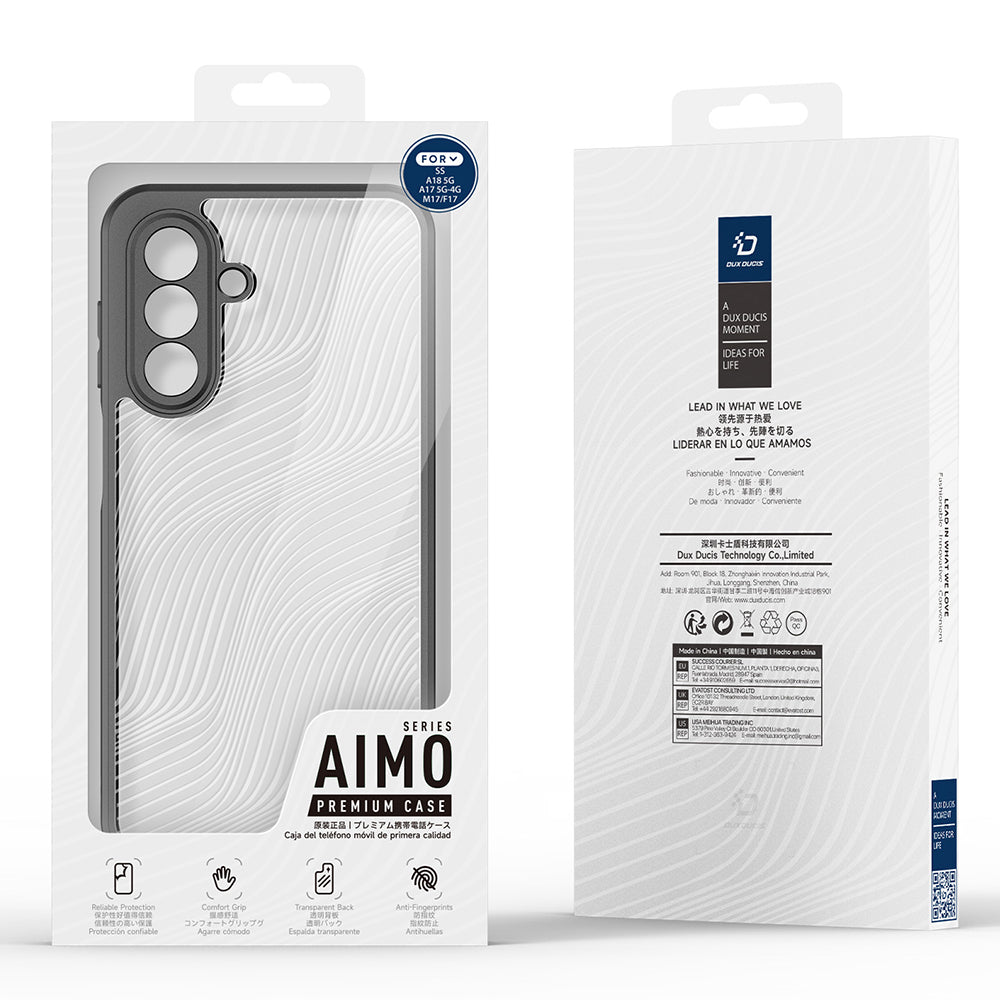 Hülle für Samsung Galaxy A18 5G A186 / F17 / M17 / A17 4G A175 / A17 5G A176, DUX DUCIS, Aimo, Schwarz
