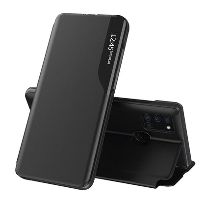 Coque pour Samsung Galaxy A21s A217, Techsuit, eFold, Noire
