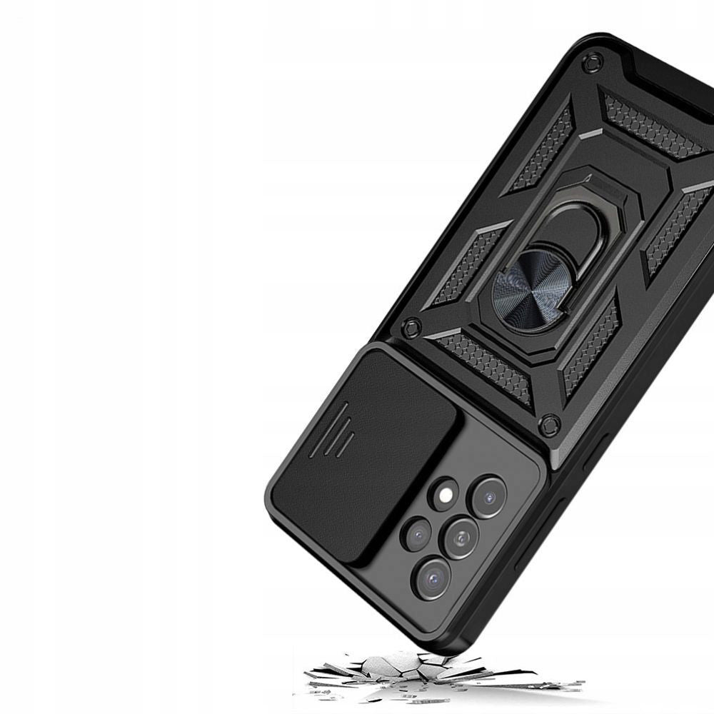 Hülle für Samsung Galaxy A23 5G A236 / A23 A235, Techsuit, CamShield, Schwarz
