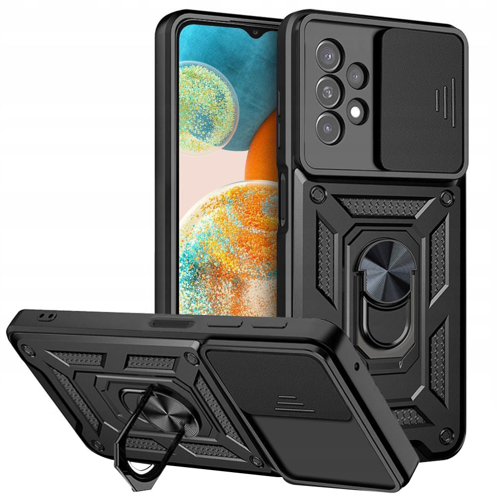 Hülle für Samsung Galaxy A23 5G A236 / A23 A235, Techsuit, CamShield, Schwarz