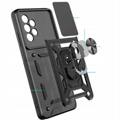 Hülle für Samsung Galaxy A23 5G A236 / A23 A235, Techsuit, CamShield, Schwarz