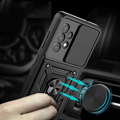 Hülle für Samsung Galaxy A23 5G A236 / A23 A235, Techsuit, CamShield, Schwarz
