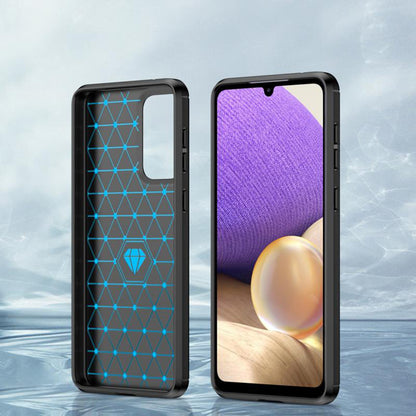 Hoes voor Samsung Galaxy A23 5G A236 / A23 A235, Techsuit, Carbon, Zwart