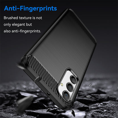 Coque pour Samsung Galaxy A24 4G A245, Techsuit, Carbone, Noire