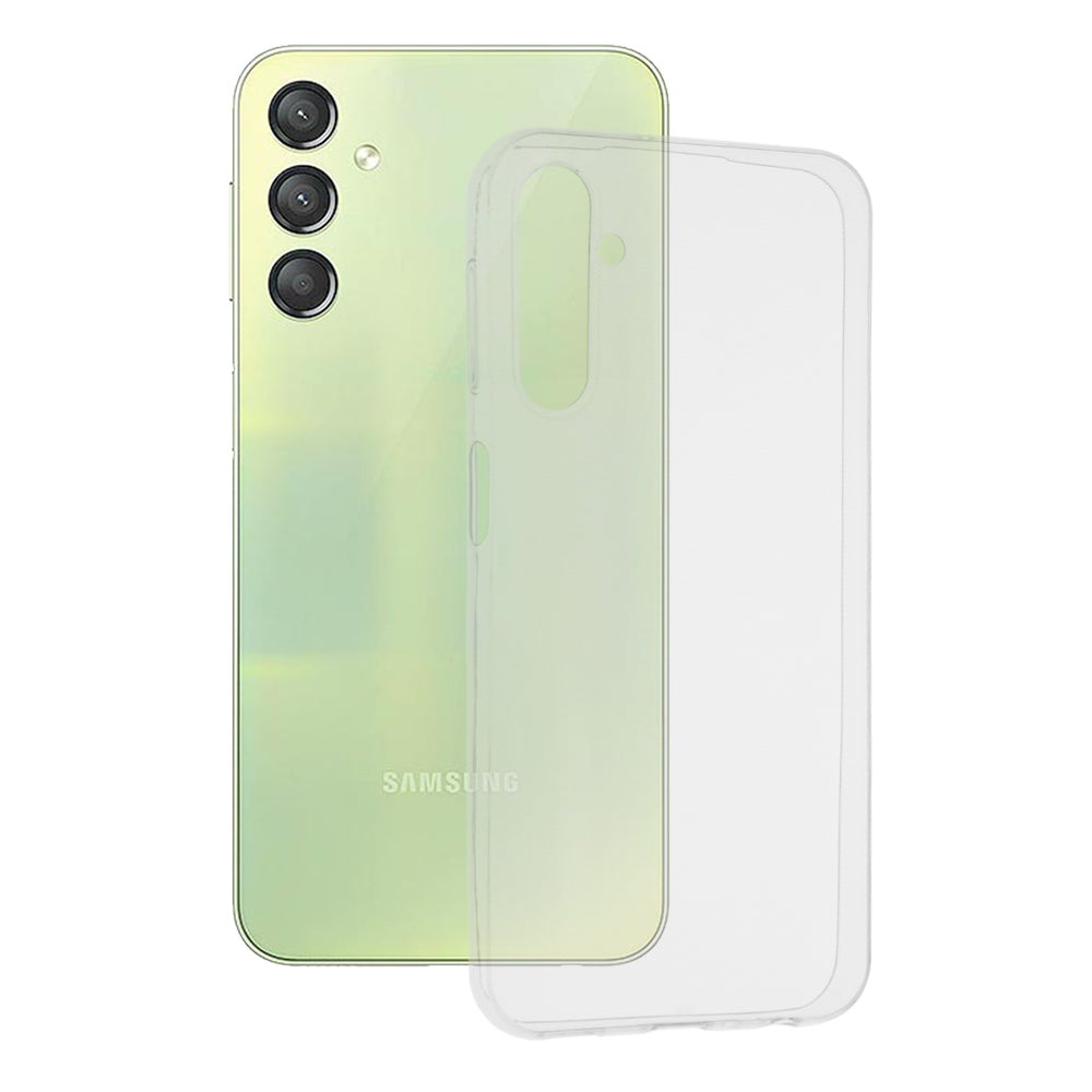 Étui pour Samsung Galaxy A24 4G A245, Techsuit, Clair, Transparent