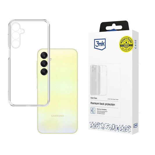 Hoes voor Samsung Galaxy A25 A256, 3MK, Clear, Transparant