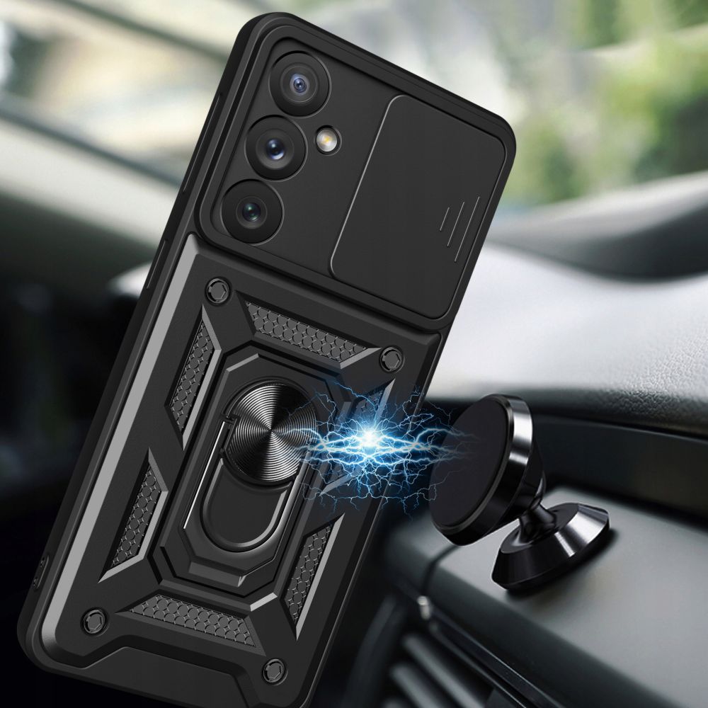 Hülle für Samsung Galaxy A25 A256, Techsuit, CamShield, Schwarz