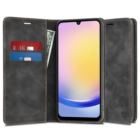 Hoes voor Samsung Galaxy A25 A256, Techsuit, Confy, Zwart