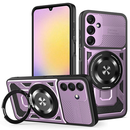 Coque pour Samsung Galaxy A25 A256, Techsuit, RuggedCam, Violet