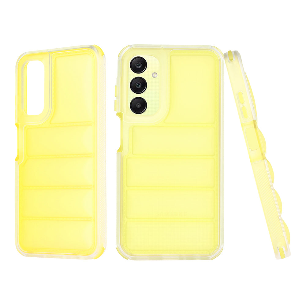 Coque pour Samsung Galaxy A25 A256, Techsuit, Wave Shield, Jaune