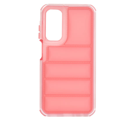 Coque pour Samsung Galaxy A25 A256, Techsuit, Wave Shield, Rouge